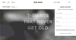 Desktop Screenshot of fordays.com